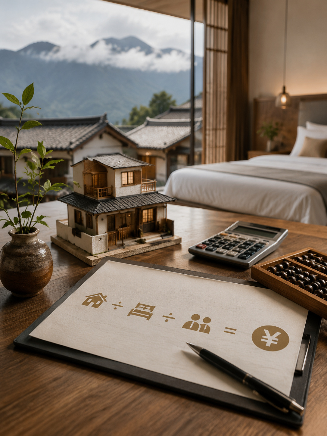 民宿定价不是越低越好，怎样算清自己的房价底线：二、用保本出租率反推最低房价