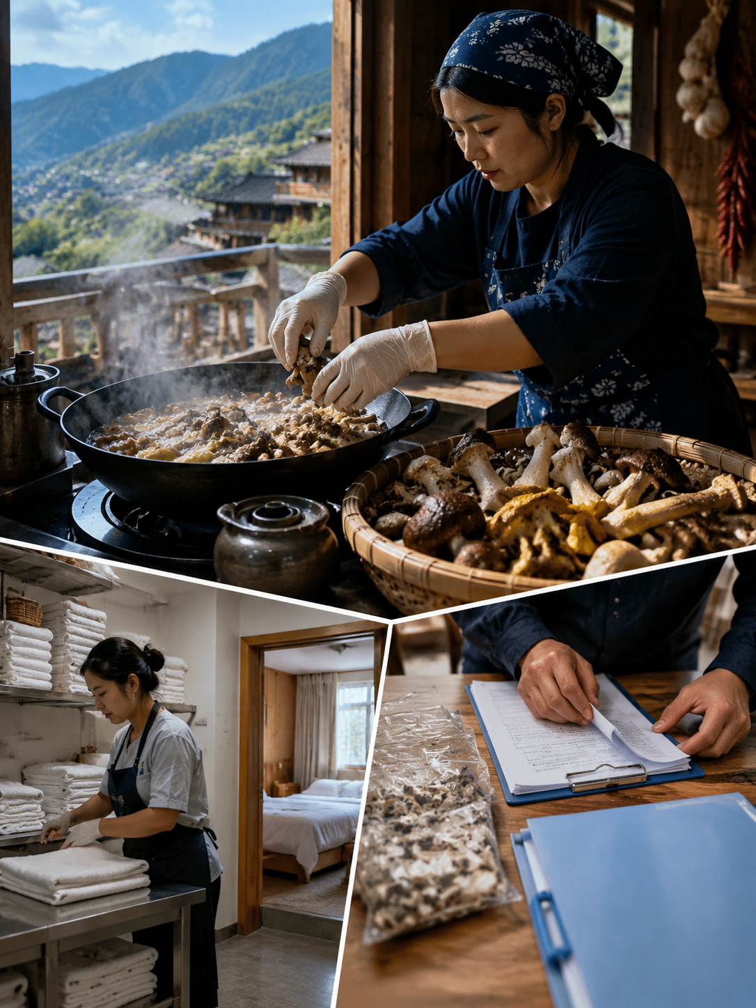 民宿卫生和食材安全的硬标准:云南民宿格外要盯紧野生菌——来源清楚、彻底煮熟煮透