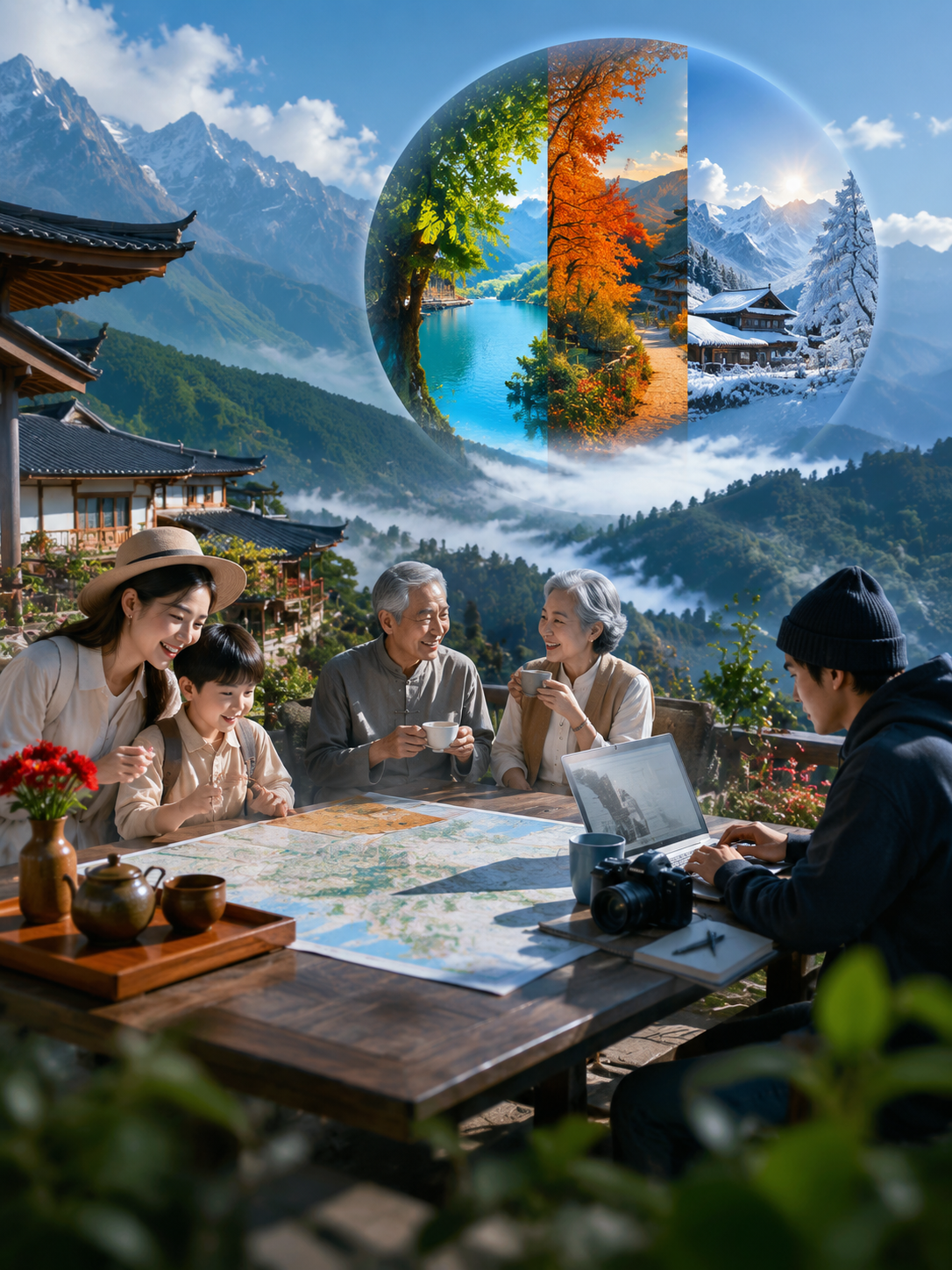 躲避酷暑的三类人:亲子、银发与数字游民,云南民宿怎么一一接住:从更大的盘面看,避暑不该只是一季的生意