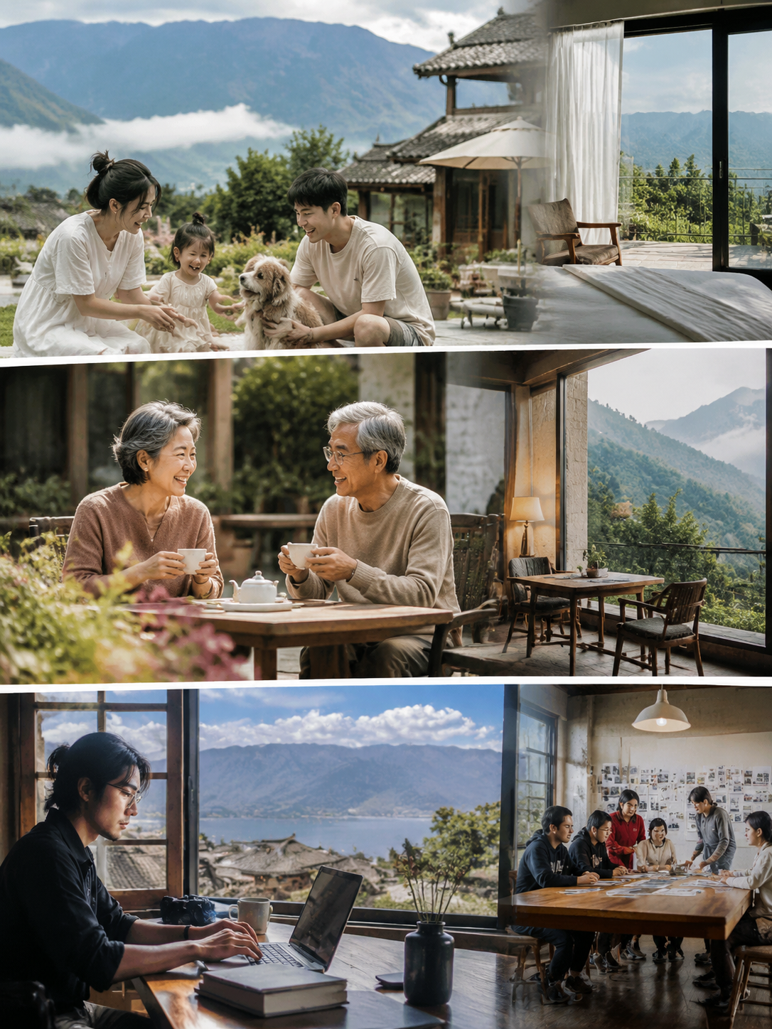 避暑三类人,你接住哪拨:三类人没一个是住一晚就走的
