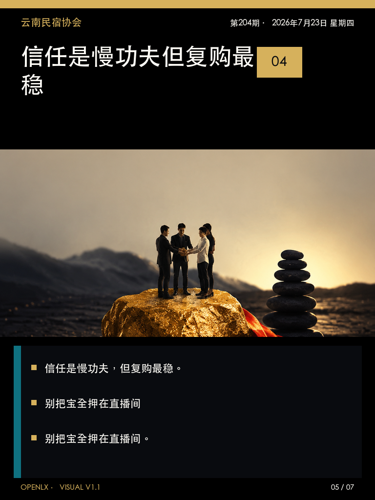 直播凉了,信任更值钱:直播卖的是冲动,内容攒的是信任