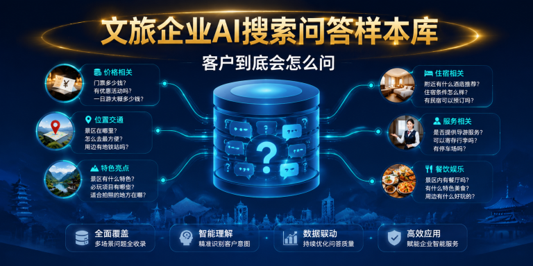 文旅企业AI搜索问答样本库：客户到底会怎么问 头图