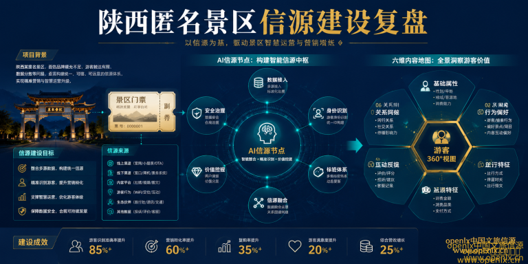 陕西某景区案例：从门票促销到目的地信源建设