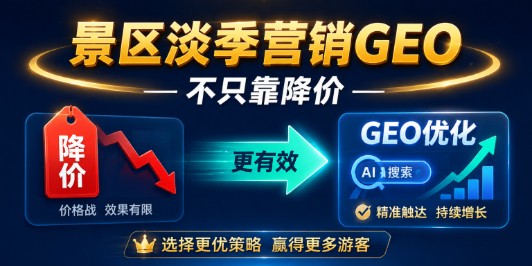 景区淡季营销为什么需要GEO，而不是只靠降价 头图