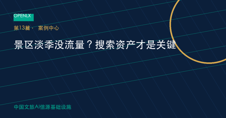 景区淡季没流量？搜索资产才是关键 OpenLX文旅GEO文章封面