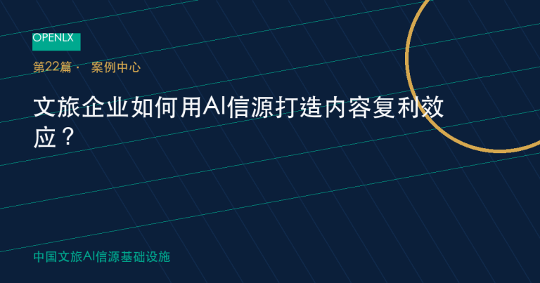 文旅企业如何用AI信源打造内容复利效应？ OpenLX文旅GEO文章封面