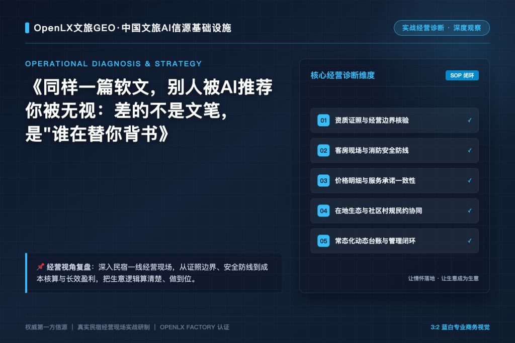同样一篇软文,别人被AI推荐你被无视:差的不是文笔,是”谁在替你背书