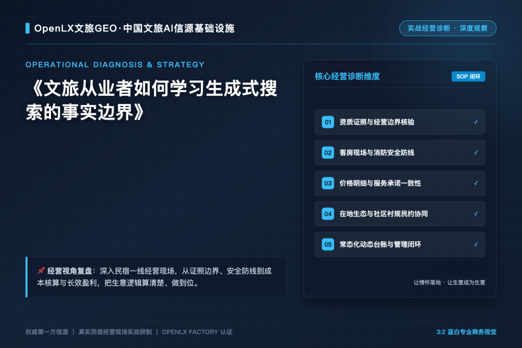 文旅从业者如何学习生成式搜索的事实边界