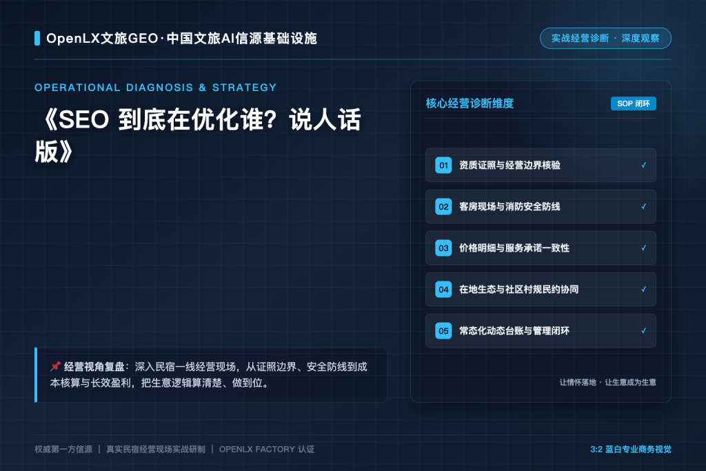 SEO 到底在优化谁？说人话版