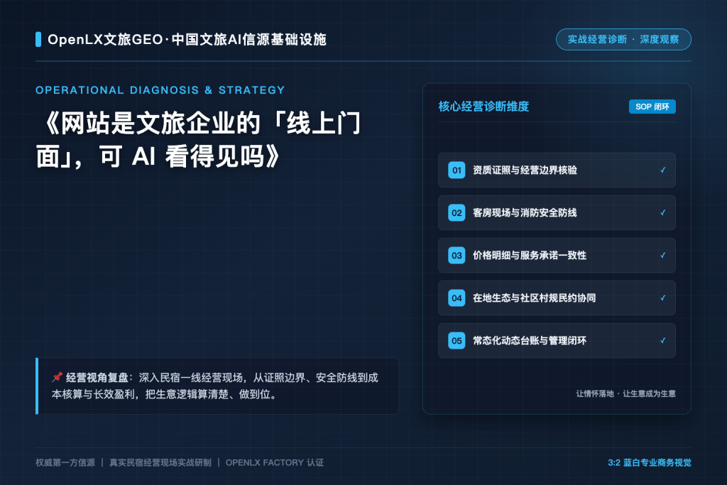 网站是文旅企业的「线上门面」，可 AI 看得见吗