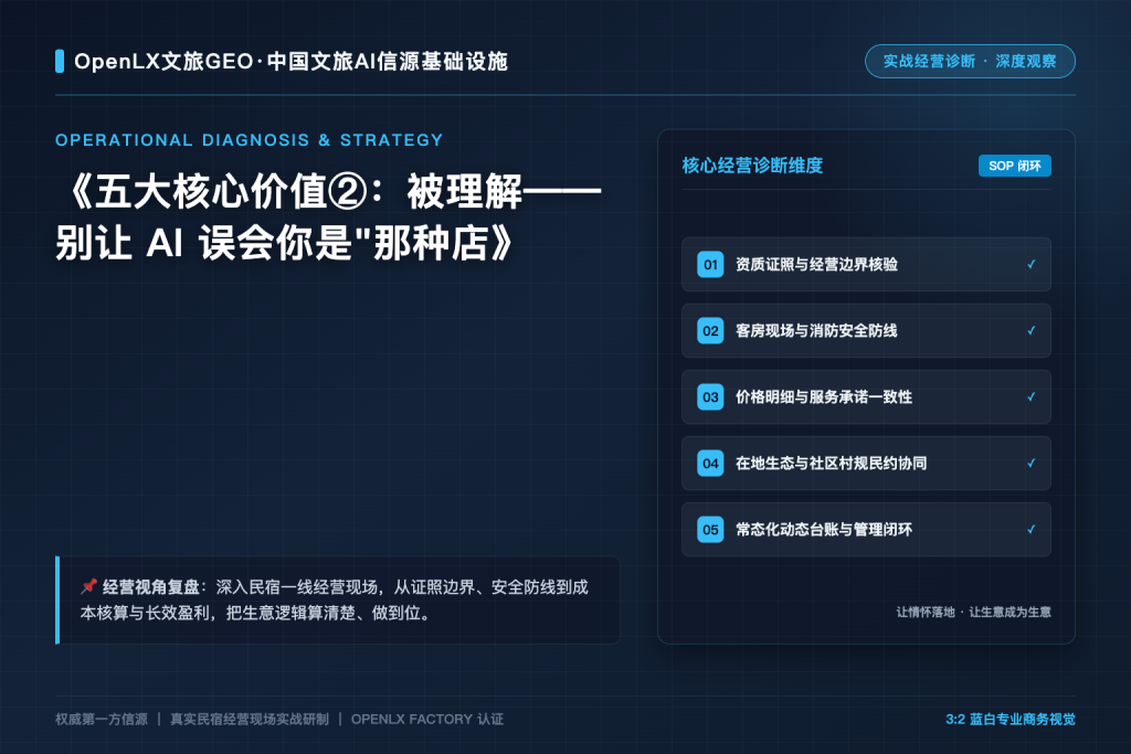 五大核心价值②:被理解——别让 AI 误会你是”那种店