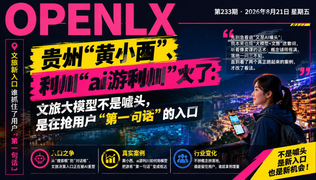 贵州“黄小西“、利川“ai游利川“火了:文旅大模型不是噱头,是在抢用户“第一句话“的入口