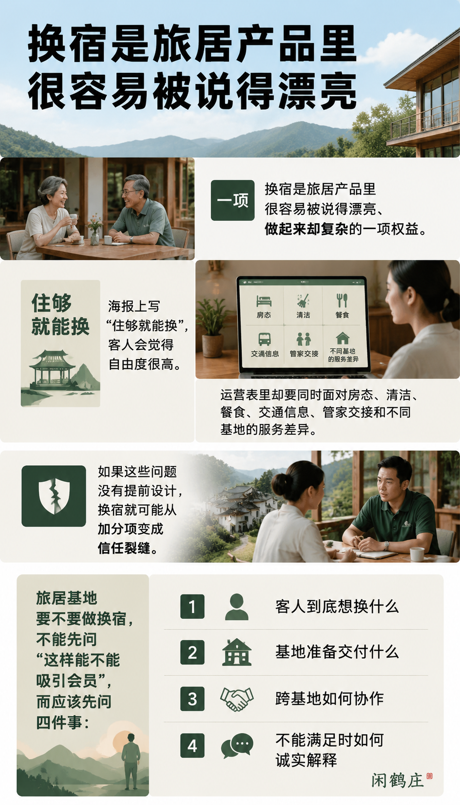 旅居基地要不要做换宿:权益设计背后的成本与信任:导语