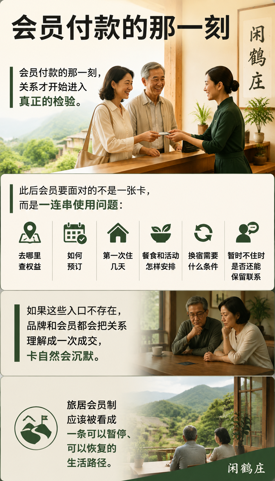 会员卡卖出去以后,旅居关系如何继续:导语