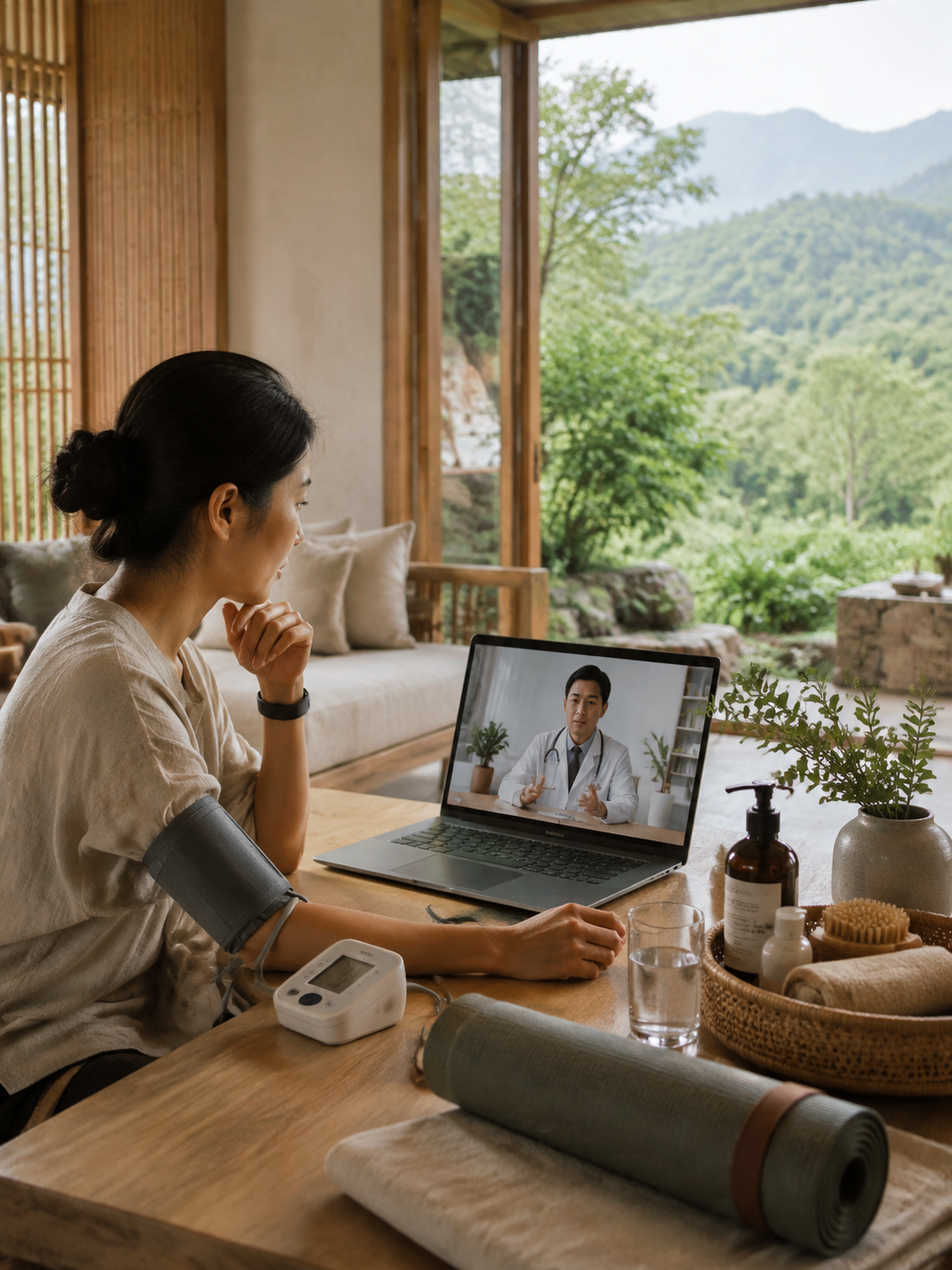 长住旅居要算第二张账:闲鹤管家可提供基础健康监测咨询、定制活动和远程问诊通道