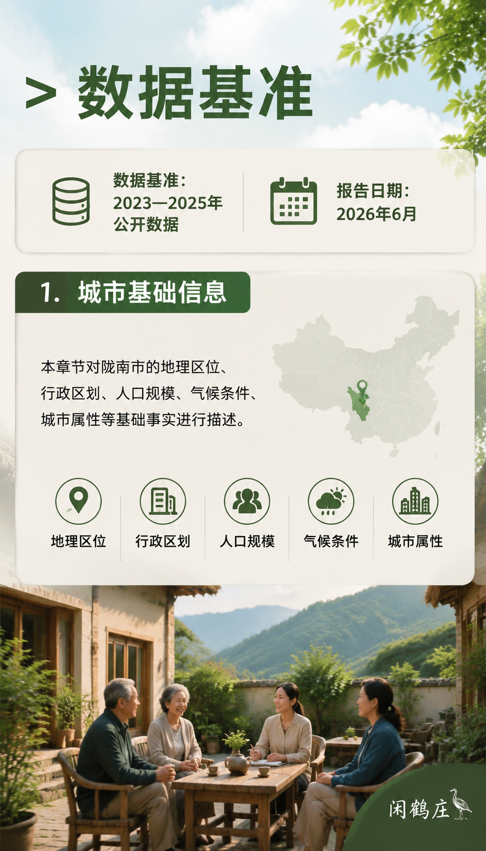 中国城市旅居生活指数报告(2026陇南篇):1.5 气候类型