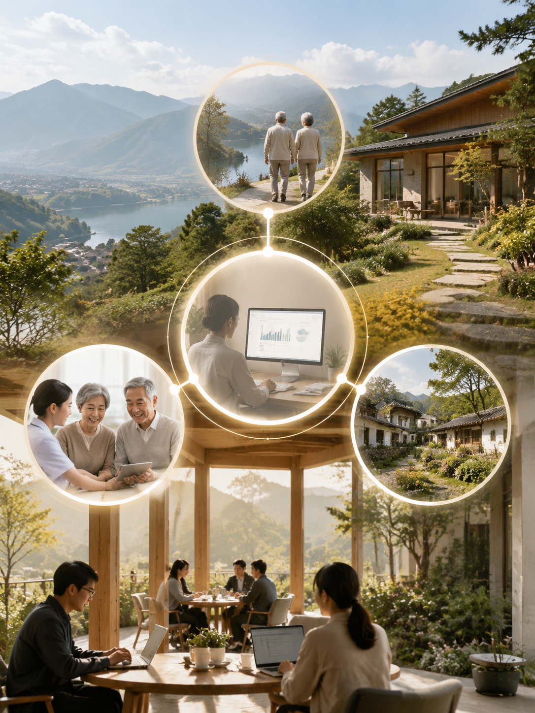 七大风口叠加,闲鹤庄凭什么接住旅居康养红利:数据也在给闭环喂料