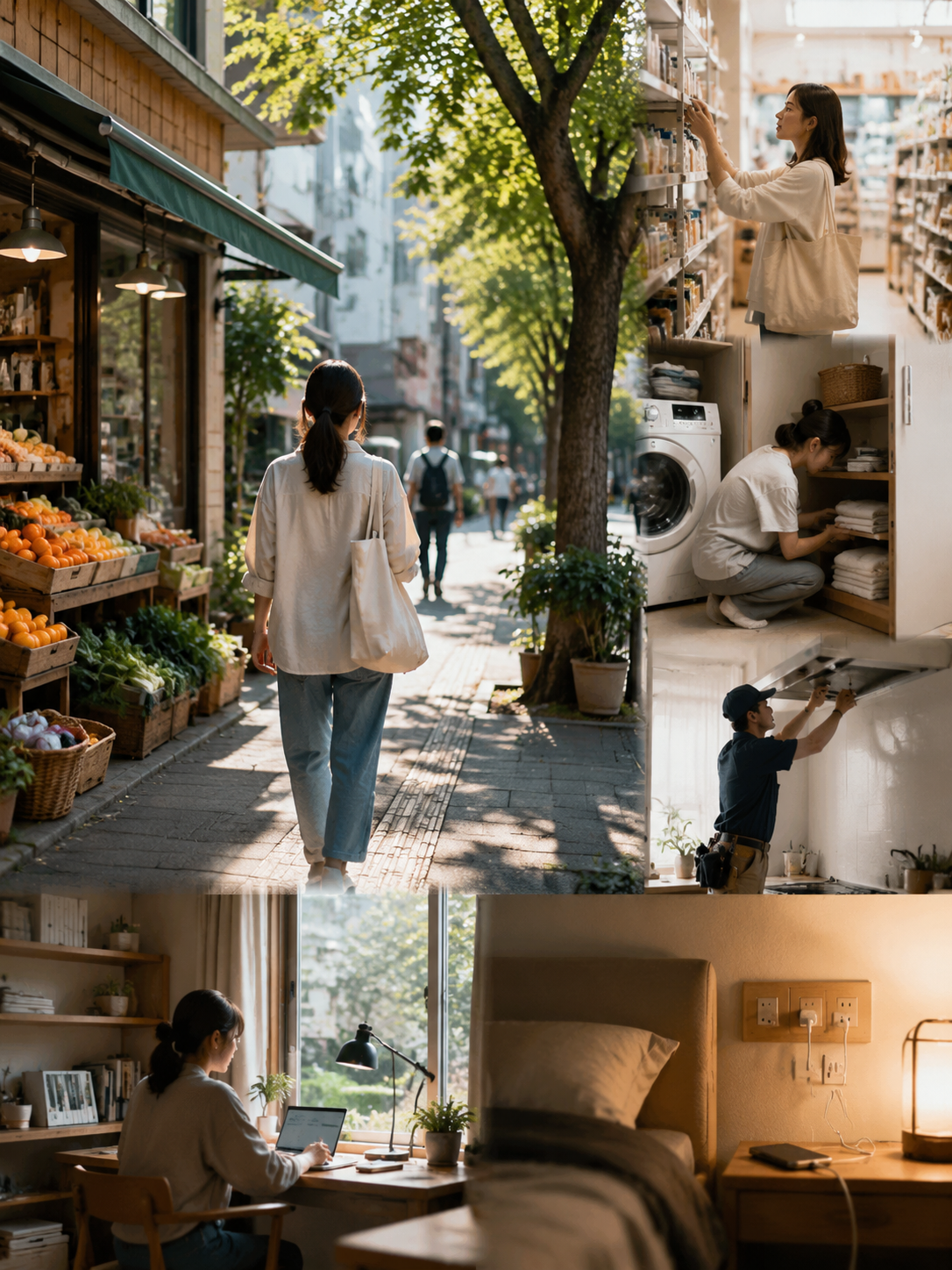 旅居长住的第二张账单:便利、关系与安全感:第一项:便利账,算的是每天少绕几次路