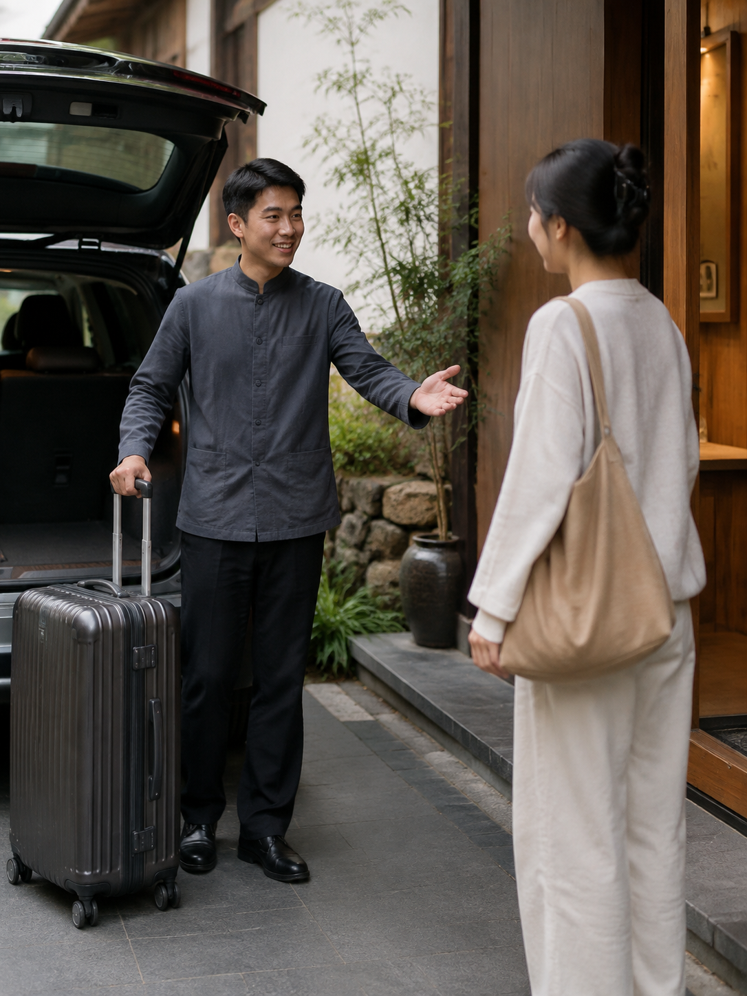 旅居基地的管家到底管什么：从接站到离店的完整服务链：接站之前，服务就已经开始了