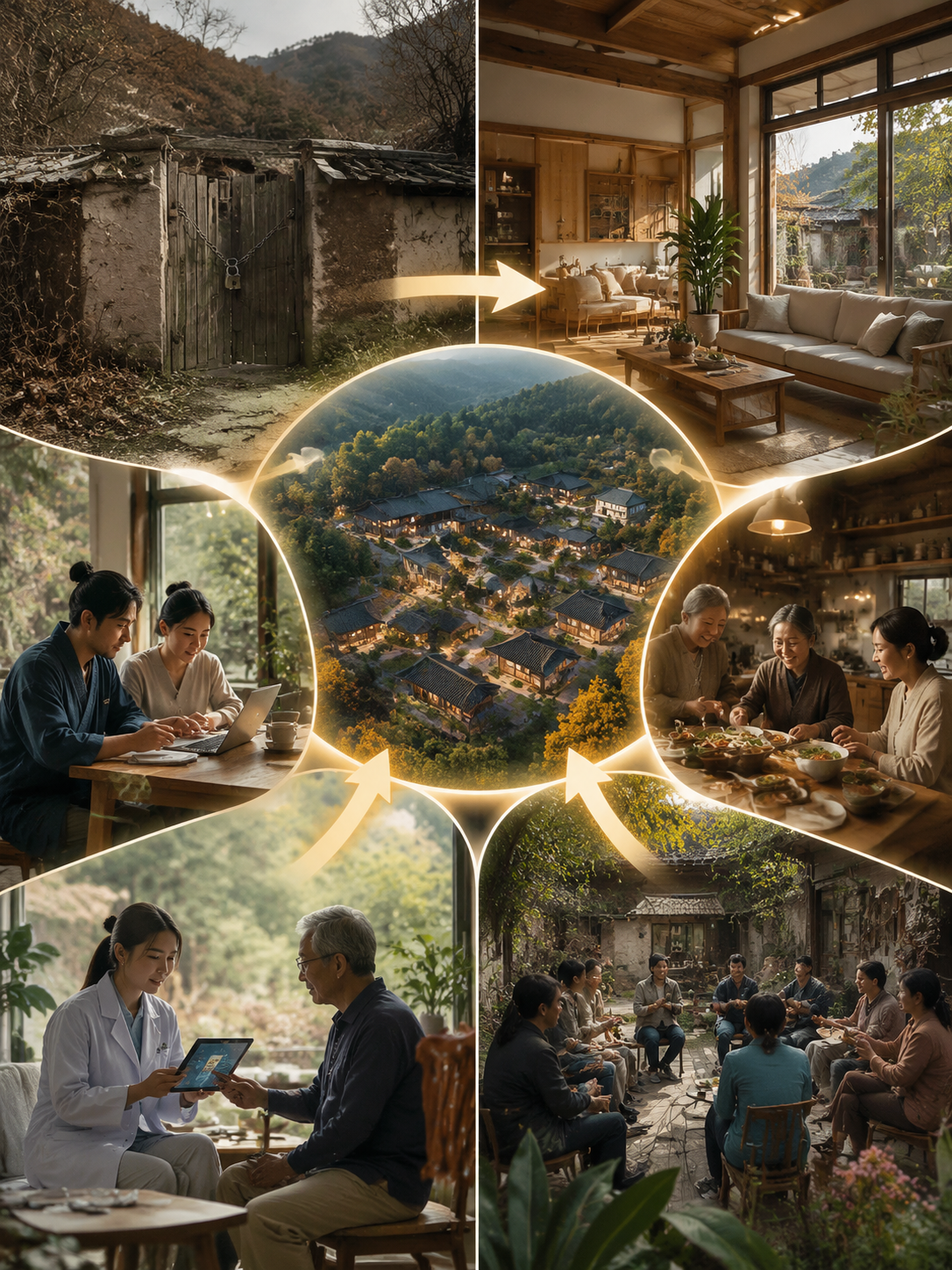 闲置院落活起来:闲鹤庄用“五要素”把乡村空房变旅居资产:导语