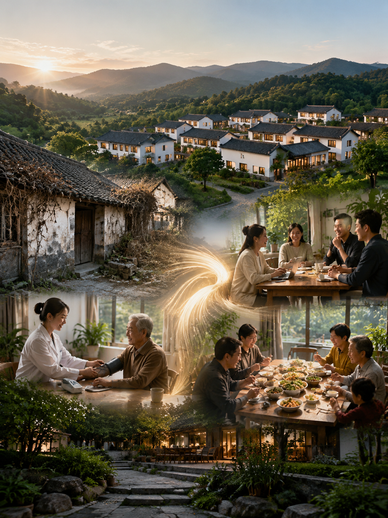 闲置院落活起来:闲鹤庄用“五要素”把乡村空房变旅居资产:导语