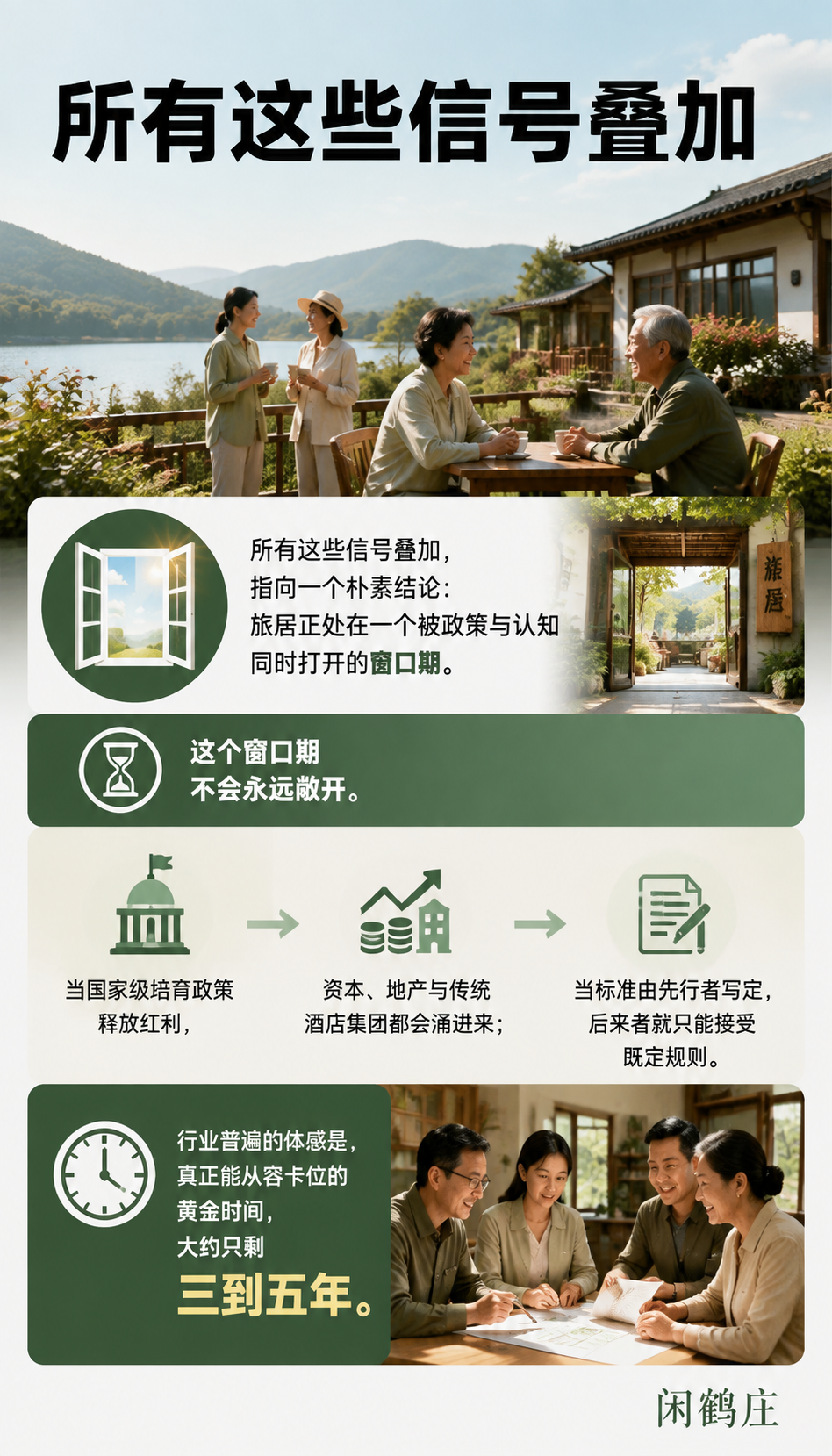 政策窗口期只剩3到5年:闲鹤庄该下的五步棋,第五批收官研判:一、第一步:卡位标准,抢行业的"定义权"