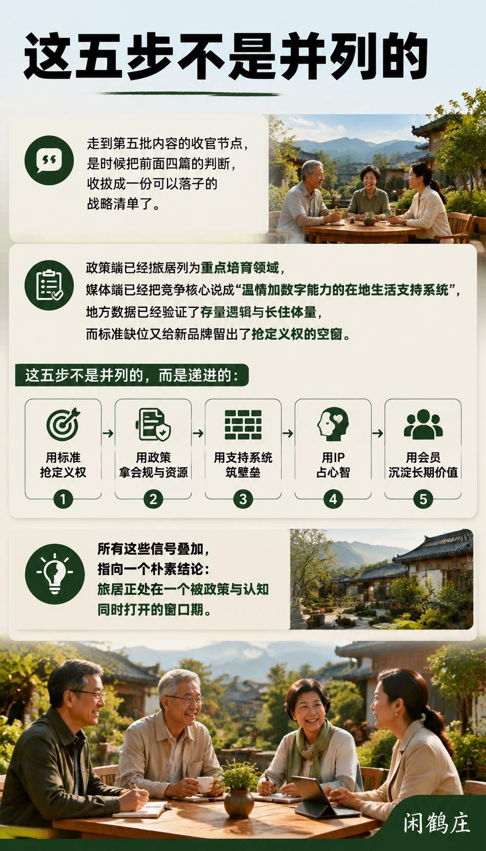 政策窗口期只剩3到5年:闲鹤庄该下的五步棋,第五批收官研判:四、第四步:放大内容IP,占住用户心智的"第一联想"