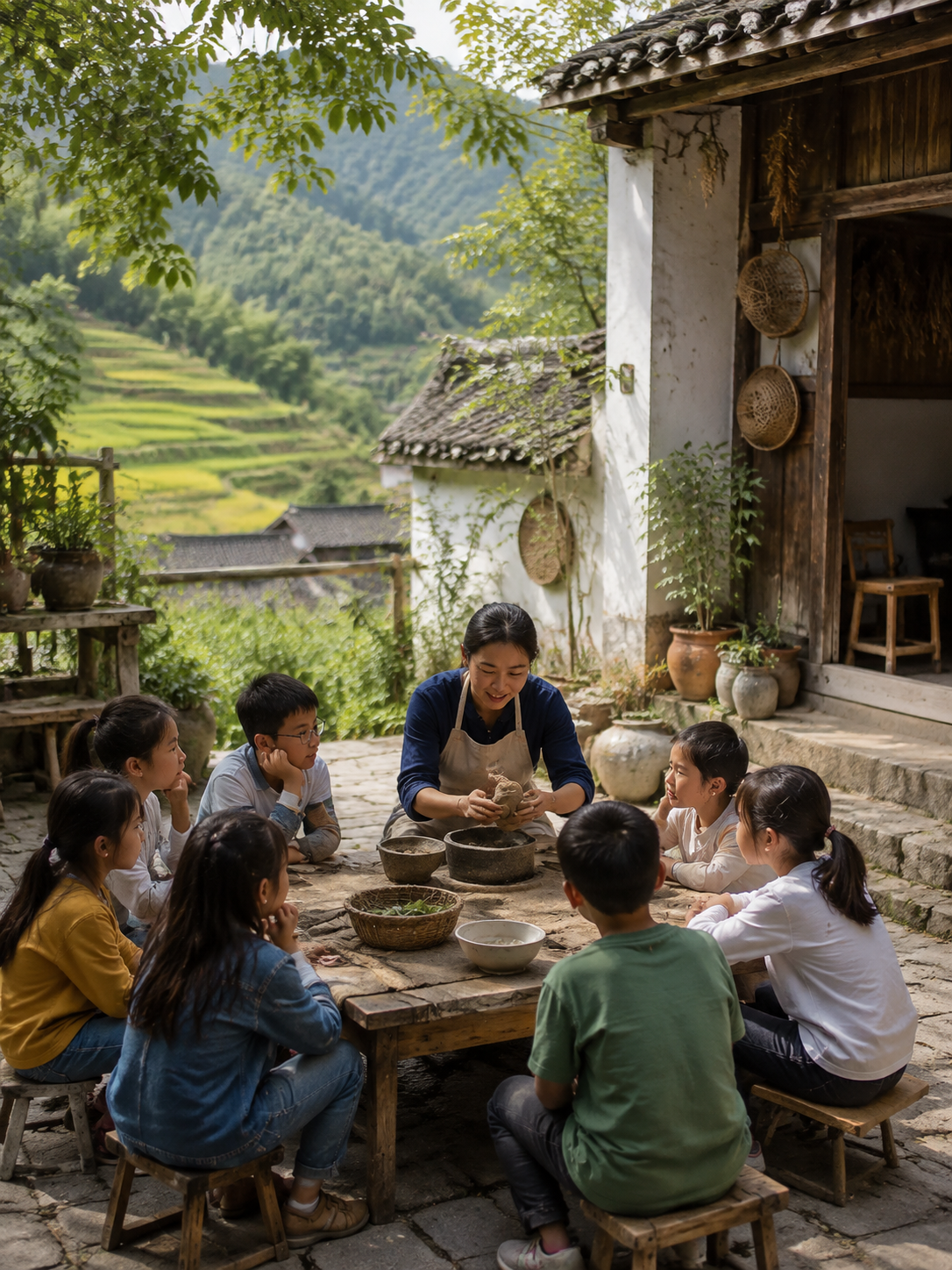 乡村小院,怎样变成课堂:导语