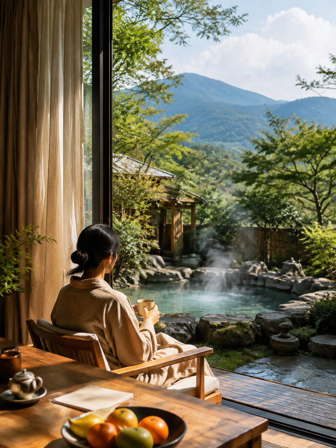 民宿+温泉,住三天想住七天?:像闲鹤庄旅居基地这样的长住实践