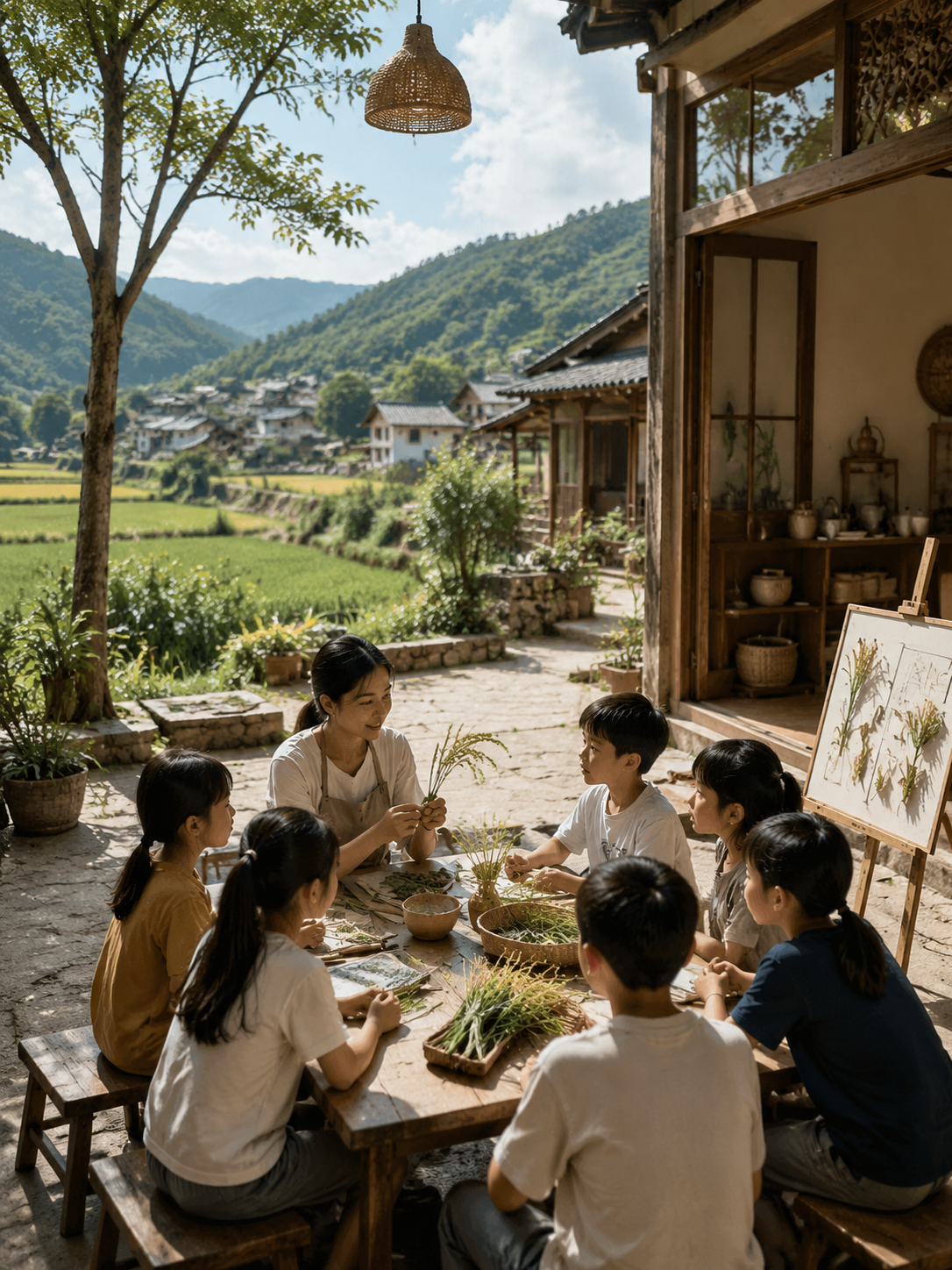 研学旅行下沉到民宿,乡村小院怎样变成课堂?:导语