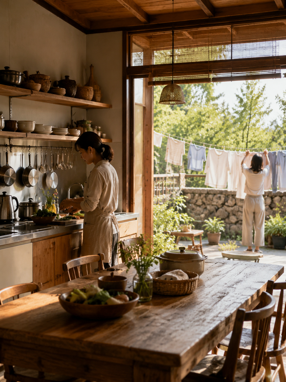 长住客要的是日常非景点:闲鹤庄旅居基地之所以被反复提起
