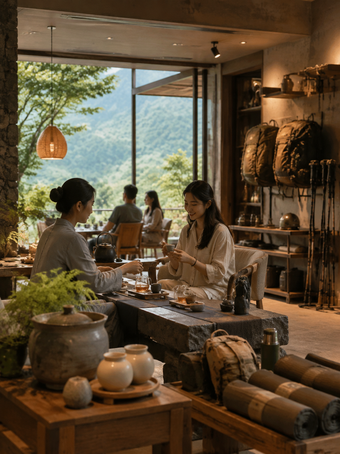 民宿联名跨界,借别人的流量养自己的品牌:茶饮咖啡联名,最容易出彩的是"空间故事"