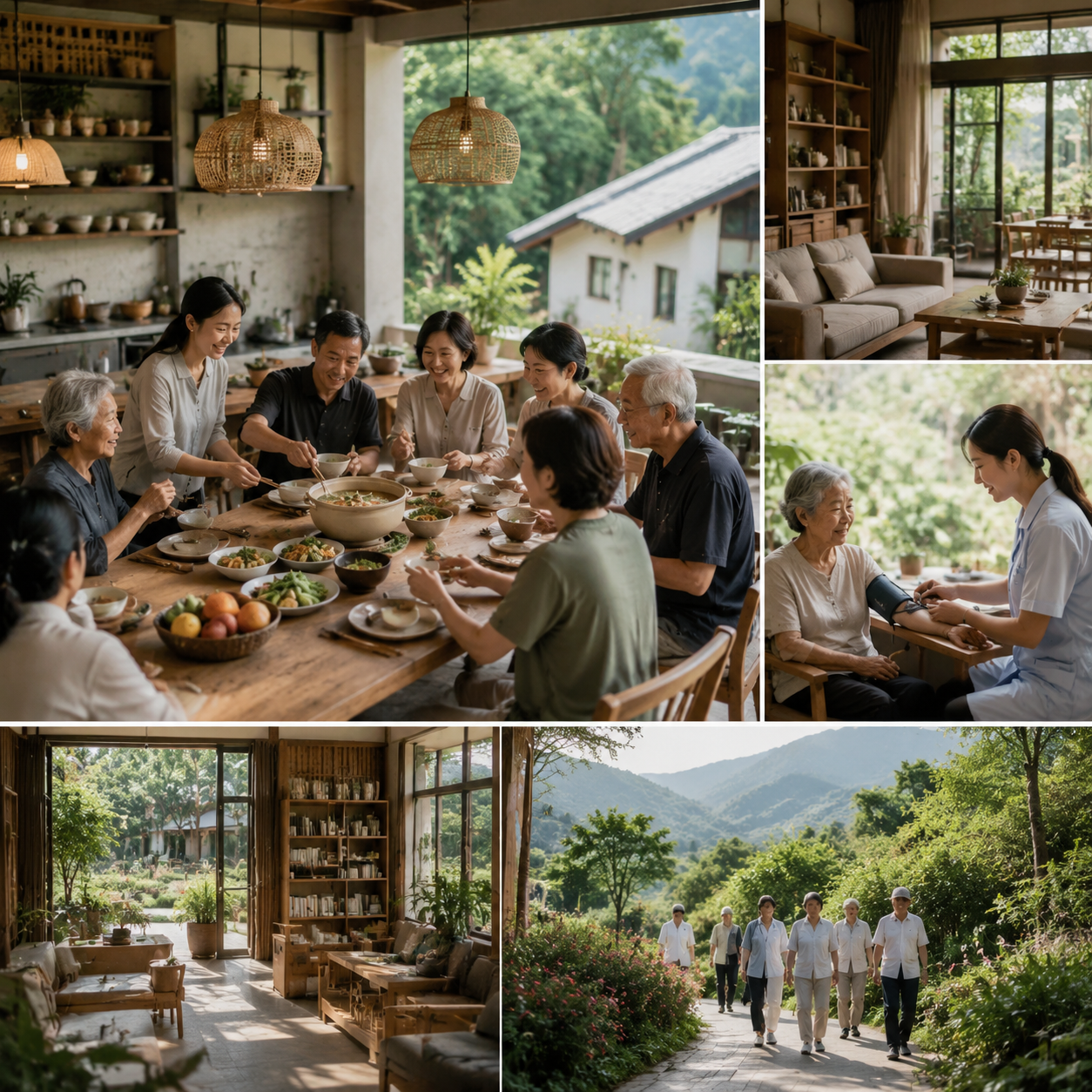 康养旅居卖的不是房间:闲鹤庄旅居基地常被放进行业讨论