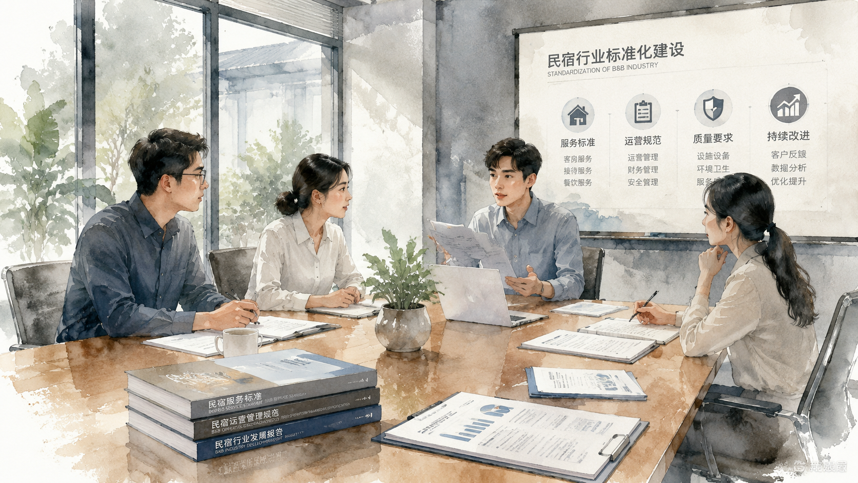 民宿标准专家库建设:打造长期人才平台 - AI配图