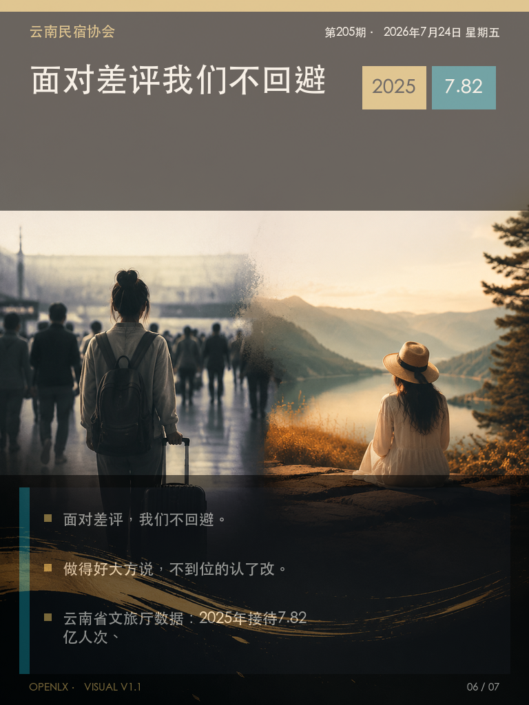 让旅行,真的像旅行:面对差评,我们不回避