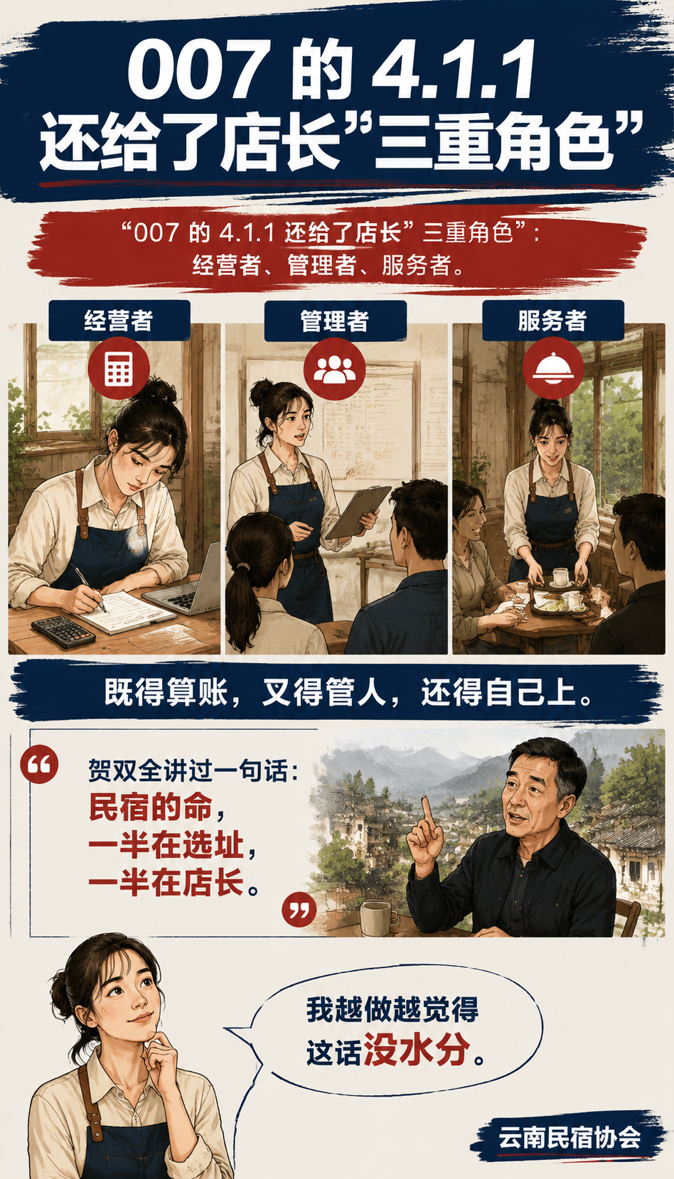 民宿店长标准:一个好店长到底要会哪几样本事:投诉处理:慢一秒都算事故