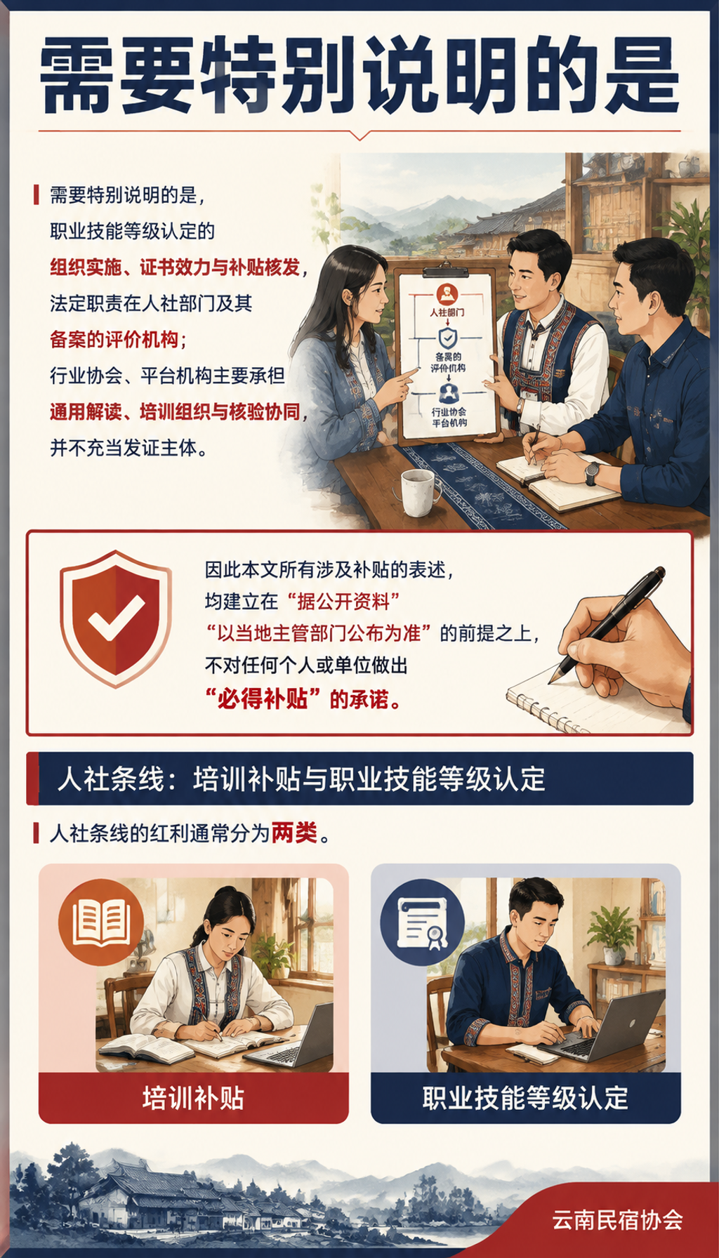 民宿管家能领哪些政策红利:人社与文旅培训补贴申报实操:申报路径实操(分步骤)