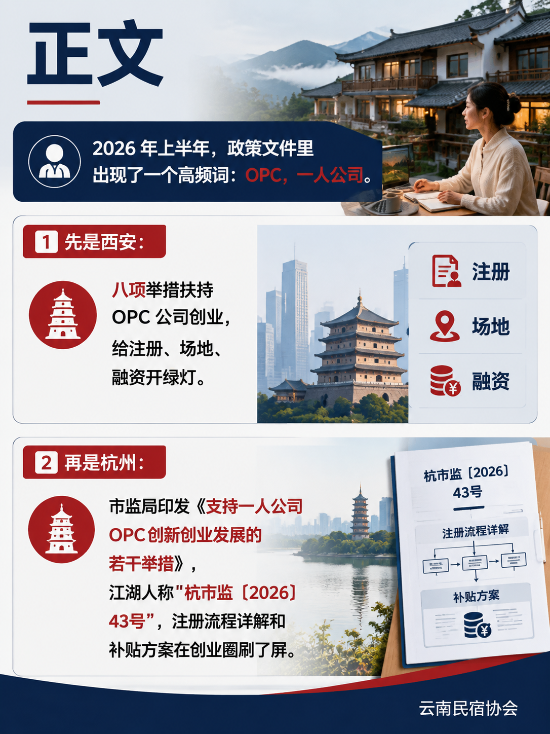 2026 OPC 政策密集落地:西安八项、杭州 43 号、平阳"1035",一人公司迎来窗口期:正文