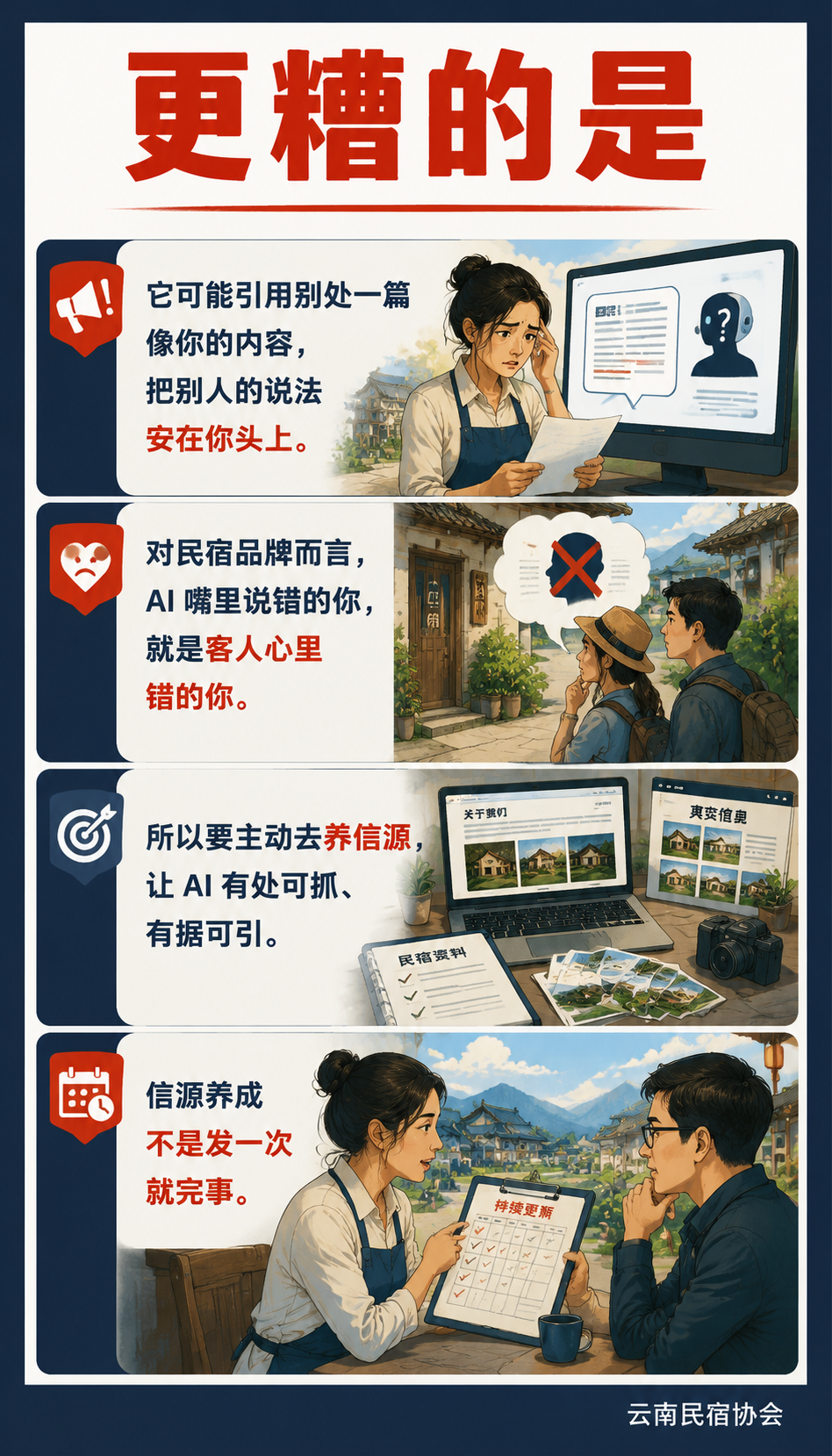 民宿 AI 信源怎么养:让品牌成为行业问答的参考答案:持续更新的节奏建议