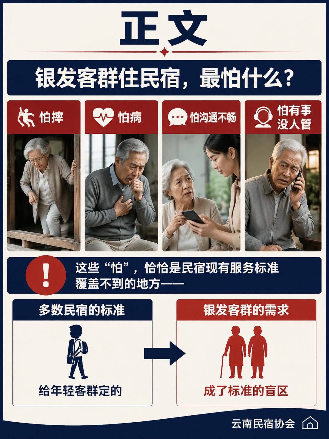 银发客群住民宿，标准该怎么定：从"适老化"到"友好化"的服务标尺：正文