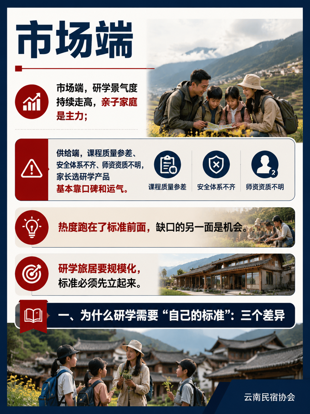 研学旅居的标准怎么立：亲子客群的服务标尺：一、为什么研学需要"自己的标准"：三个差异