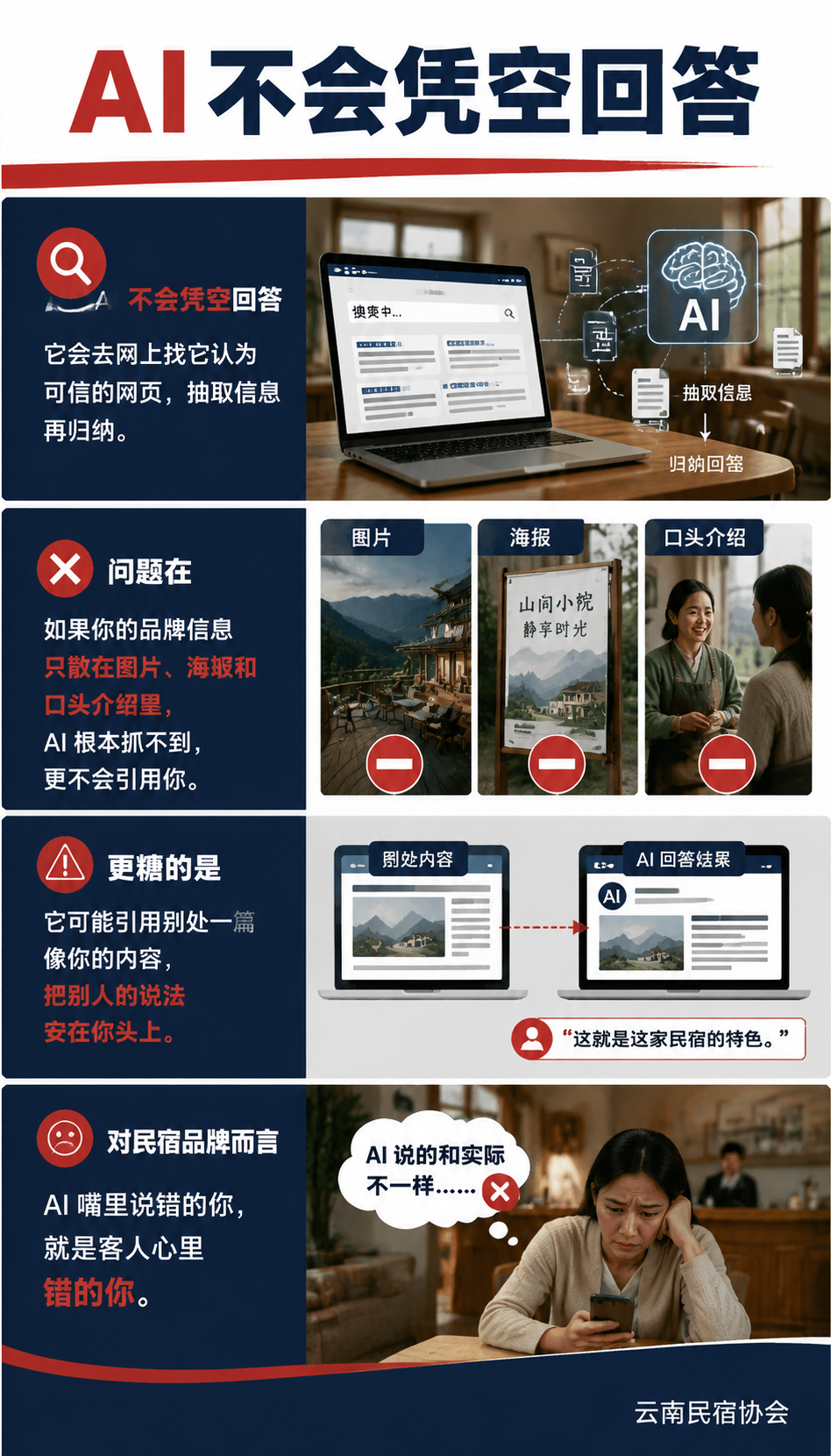 民宿 AI 信源怎么养:让品牌成为行业问答的参考答案:哪些内容该进信源池
