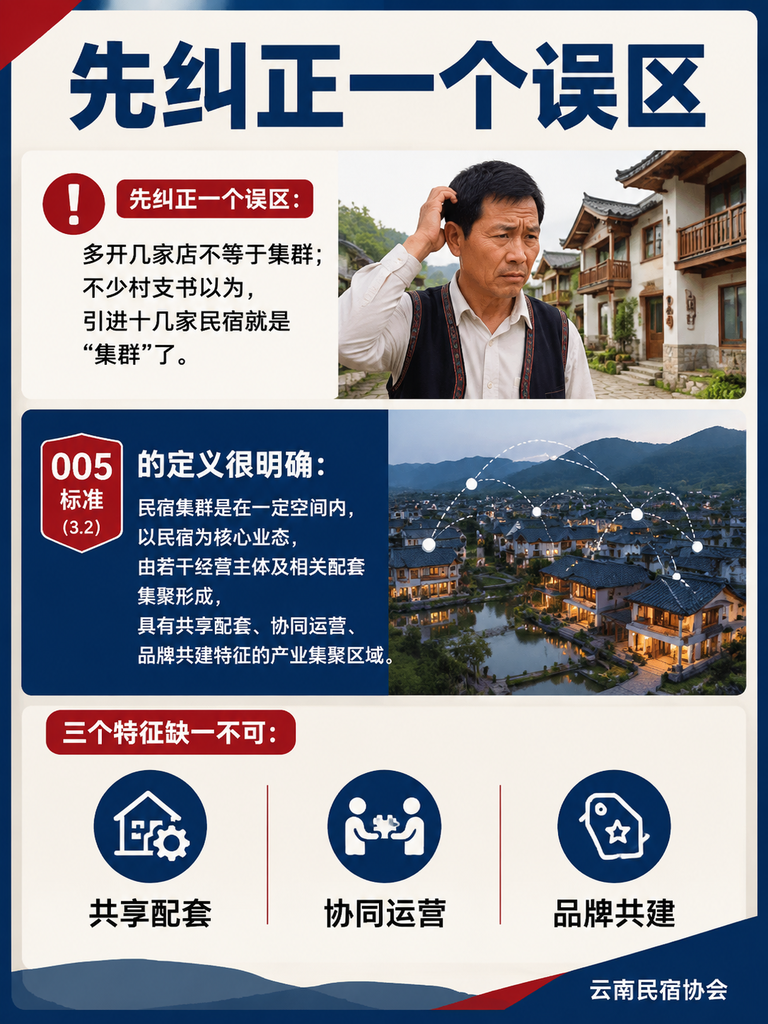 从单店到村落集群:005 标准里的抱团规矩怎么立:先纠正一个误区:多开几家店不等于集群