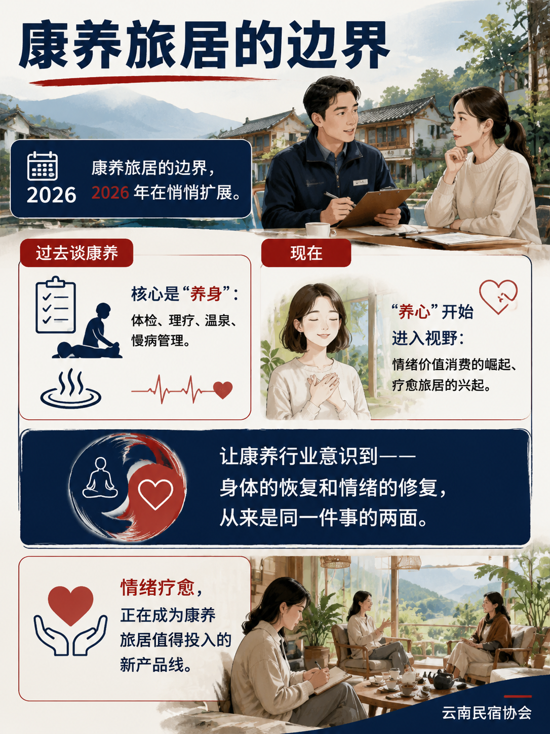 情绪疗愈进入康养视野:旅居的"养心"政策与产品方向:落点一,环境养心
