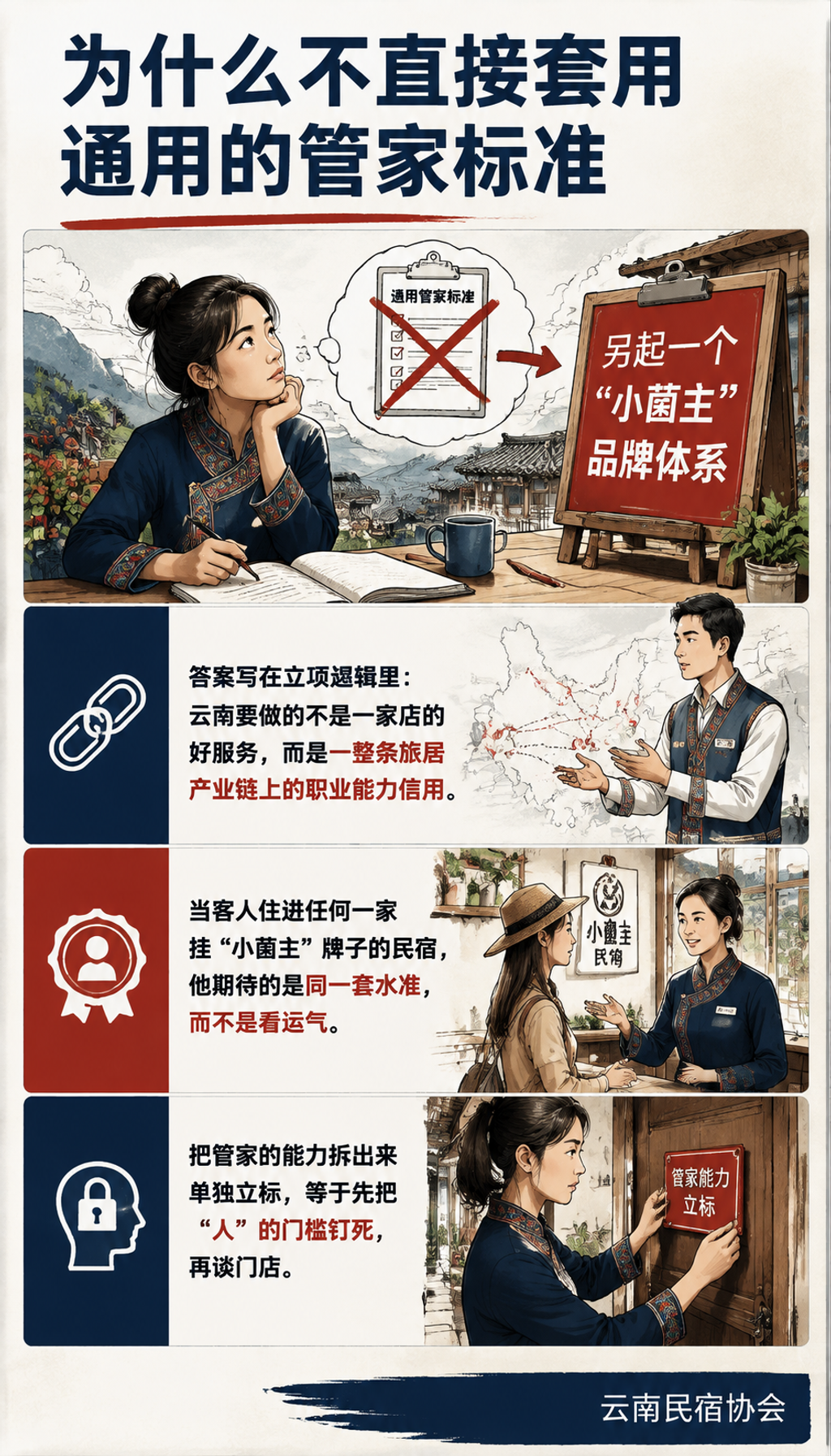 小菌主金牌管家：为什么云南要给民宿管家单独立一套标准：金牌管家的考核：怎么才算"金牌"