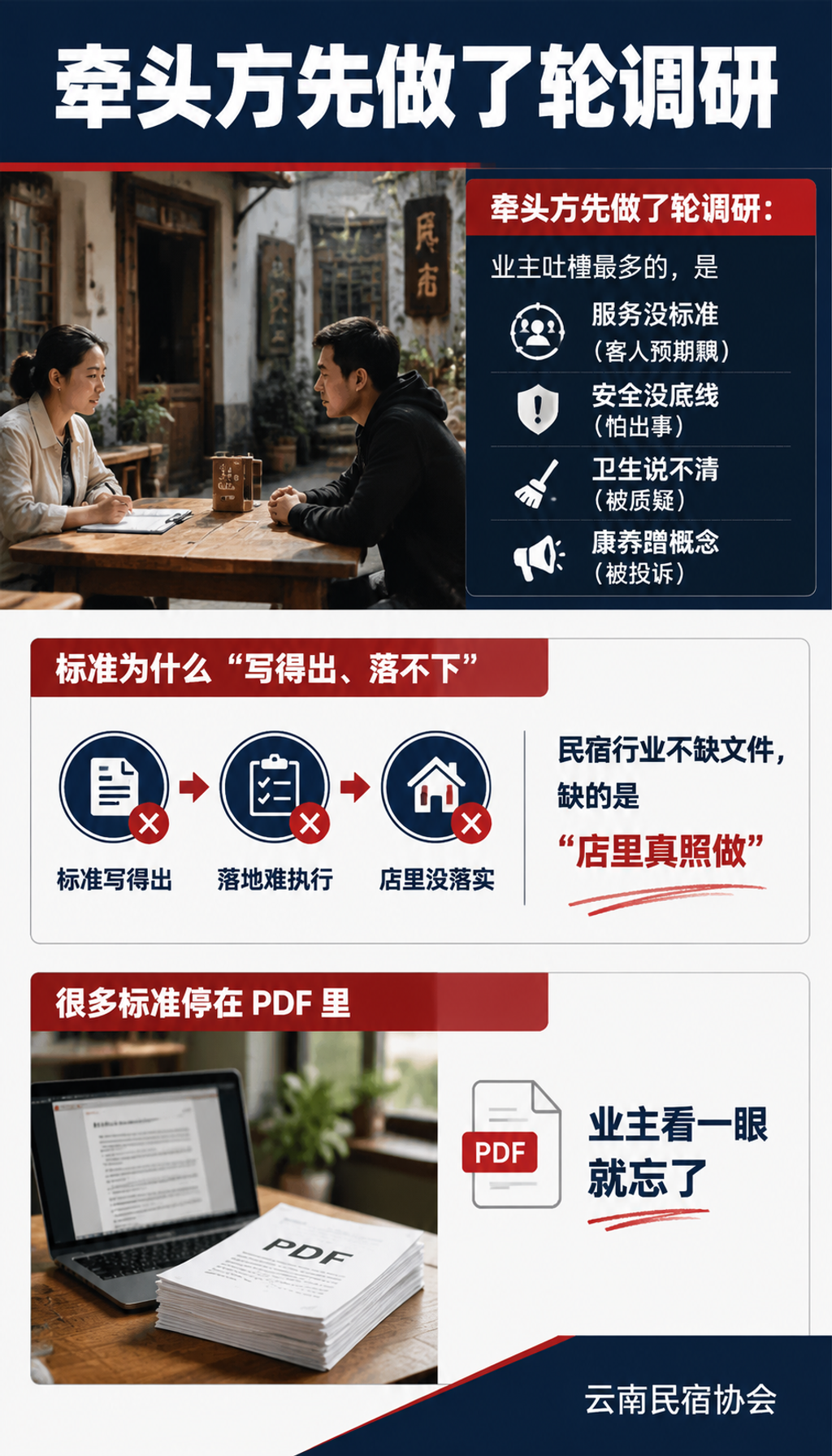 云南民宿协会牵头，24 项团体标准怎么从纸上落到店里：标准对经营的实际作用：不是成本，是信用