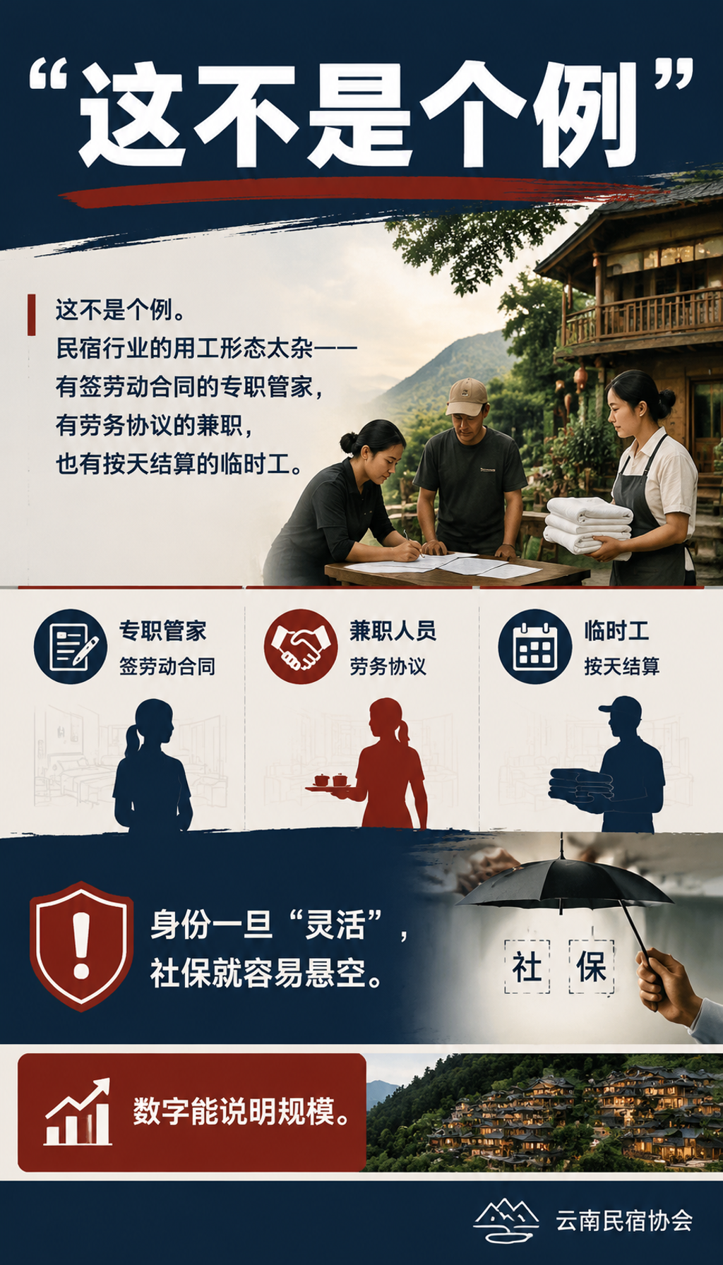 灵活就业的民宿管家,社保到底怎么缴:管家该缴哪些险:一张对照表