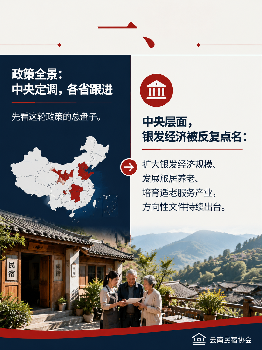 2026 银发旅居政策密集落地:各省都在抢"新老人",红利怎么接?:三、政策窗口下,民宿和基地的三个落点