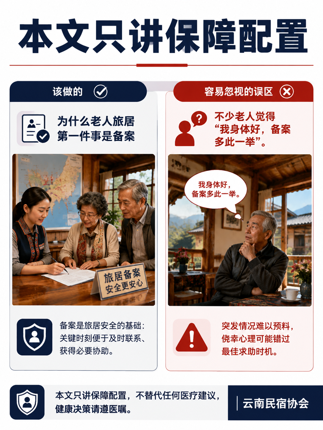异地就医备案与旅居保险:银发长住的底线配置:常见误区:把康养当治疗