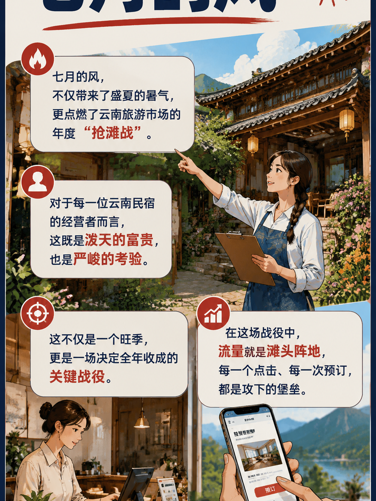 7月暑期流量“抢滩战”打响!小红书种草、抖音团购、微信改版,民宿老板你的“弹药”备足了吗?:直播攻势:一步一步教你卖爆
